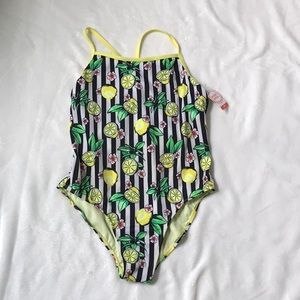 Lemon blossom one piece swimsuit